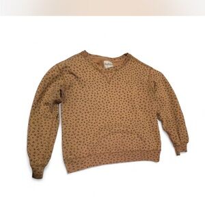 Brown Leopard print Abercrombie & Fitch Soft Collection Sweatshirt in size S